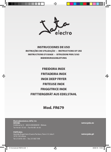 Manual de uso Jata FR679 Freidora