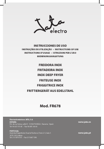 Manual de uso Jata FR678 Freidora