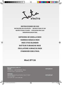 Manual Jata BT126 Varinha mágica