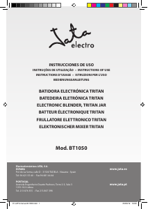 Manuale Jata BT1050 Frullatore