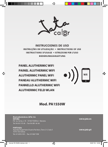 Manual Jata PA1550W Heater