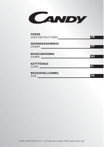 Handleiding Candy FXP6091X Oven