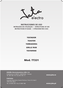 Manual de uso Jata TT331 Tostador