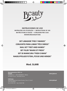 Manual de uso Jata SL89B Set de manicura-pedicura