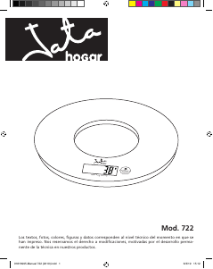 Mode d’emploi Jata 722P Balance de cuisine