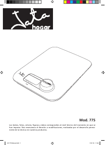 Manual Jata 775 Kitchen Scale