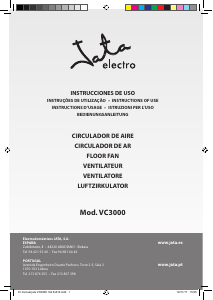 Manual Jata VC3000 Ventilador