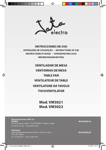 Manuale Jata VM3021 Ventilatore