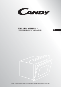 Mode d’emploi Candy FST249/6W Four