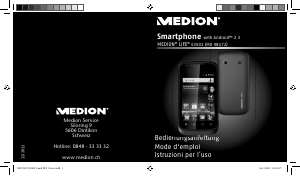 Mode d’emploi Medion LIFE E3501 (MD 98172) Téléphone portable