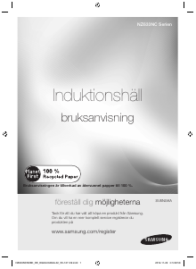 Bruksanvisning Samsung NZ633NCNCBK/EE Kokeplate