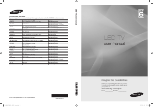 Rokasgrāmata Samsung UE46C6620UW Gaismas diožu televizors