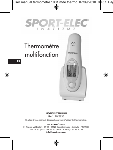 Mode d’emploi Sport-Elec DX6635 Thermomètre