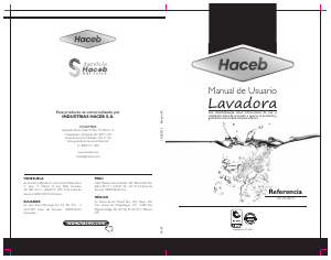 Manual de uso Haceb Assento 480 PL Lavadora
