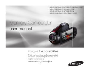 Manual Samsung SMX-C10LP Camcorder