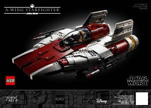 Brugsanvisning Lego set 75275 Star Wars A-wing-stjernejager