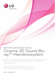 Bedienungsanleitung LG BH9220B Heimkinosystem