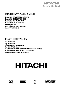 Rokasgrāmata Hitachi 32HE4100 Gaismas diožu televizors