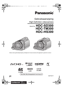 Handleiding Panasonic HDC-TM300 Camcorder