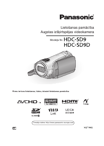 Rokasgrāmata Panasonic HDC-HS9D Videokamera