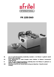 Manual Fritel FR 1255 DUO Deep Fryer