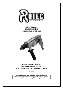 Manual Rotec Electric DAX0070 Impact Drill