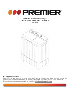 Handleiding Premier LAV-5150 Wasmachine