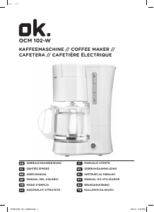 Mode d’emploi OK OCM 102 Cafetière