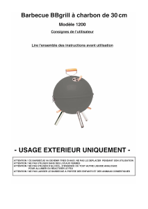 Mode d’emploi GardenAll 1200 BBGrill Barbecue