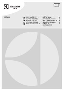 Mode d’emploi Electrolux-Rex MQC325GXE Micro-onde