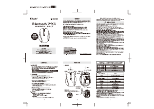 説明書 デジオツー MUS-BKF121SL マウス