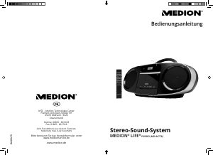 Bedienungsanleitung Medion LIFE P65062 (MD 84778) Stereoanlage