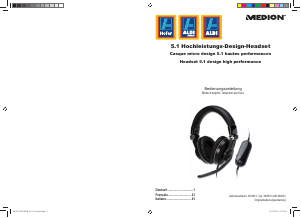 Bedienungsanleitung Medion X83051 (MD 86322) Headset