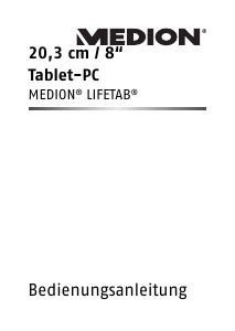 Bedienungsanleitung Medion Lifetab P8311 (MD 99488) Tablet