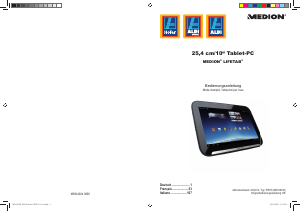 Bedienungsanleitung Medion Lifetab P9516 (MD 99100) Tablet