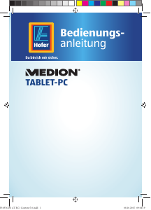 Bedienungsanleitung Medion Lifetab P10356 (MD 99632) Tablet