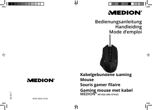 Bedienungsanleitung Medion X81026 (MD 87433) Maus