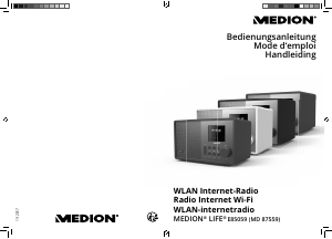 Bedienungsanleitung Medion LIFE E85059 (MD 87559) Radio