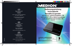 Bedienungsanleitung Medion P82754 (MD 90196) Festplatte