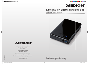 Bedienungsanleitung Medion P83779 (MD 90210) Festplatte