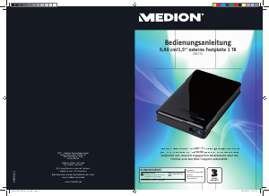 Bedienungsanleitung Medion P83772 (MD 90185) Festplatte