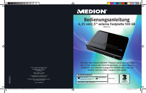 Bedienungsanleitung Medion P82733 (MD 90209) Festplatte