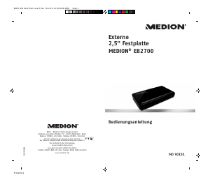 Bedienungsanleitung Medion E82700 (MD 90151) Festplatte