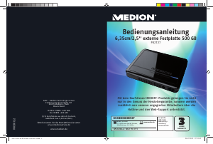 Bedienungsanleitung Medion P82727 (MD 90191) Festplatte