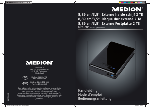 Bedienungsanleitung Medion P83792 (MD 90197) Festplatte