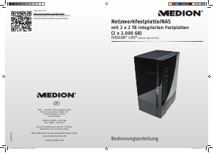 Bedienungsanleitung Medion LIFE P89634 (MD 86783) NAS