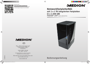 Bedienungsanleitung Medion P83776 (MD 90195) NAS