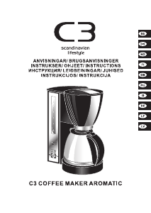 Bruksanvisning C3 Aromatic Kaffebryggare