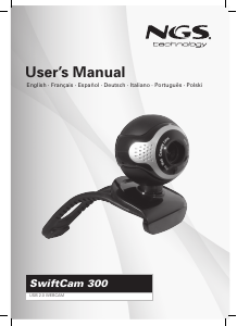 Manual de uso NGS SwiftCam 300 Webcam