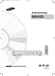 Bruksanvisning Samsung DVD-R125 DVD spelare